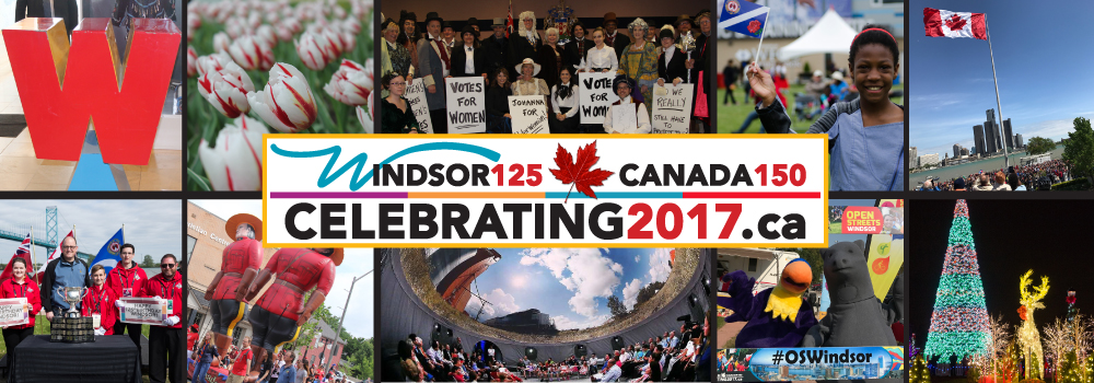 Collage of Photos from Windsor's 125th Birthday year